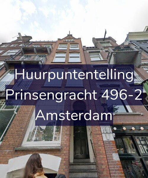 Foto gevel Huurpuntentelling voor Prinsengracht 496-2, Amsterdam