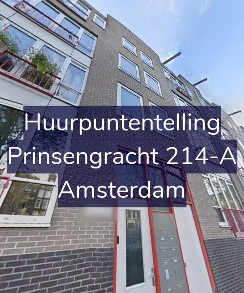 Foto gevel Huurpuntentelling voor Prinsengracht 214-A, Amsterdam