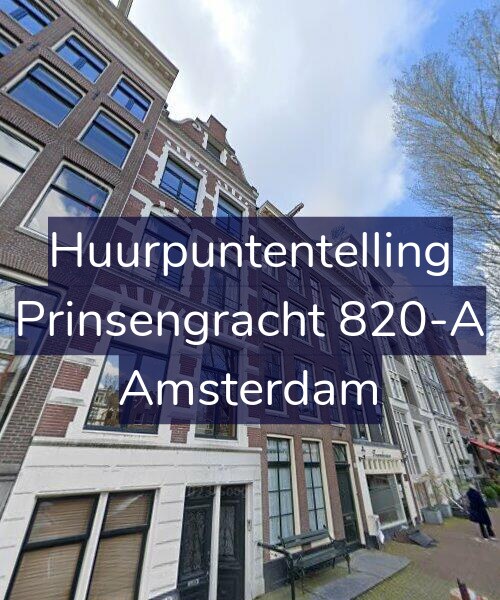 Foto gevel Huurpuntentelling voor Prinsengracht 820-A, Amsterdam