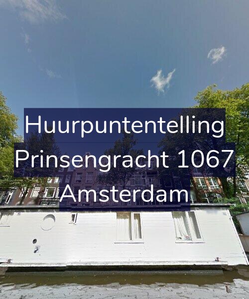 Foto gevel Huurpuntentelling voor Prinsengracht 1067, Amsterdam