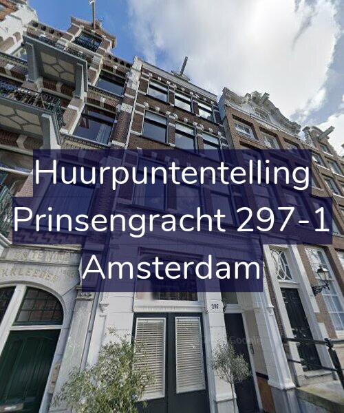 Foto gevel Huurpuntentelling voor Prinsengracht 297-1, Amsterdam