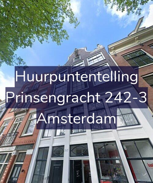 Foto gevel Huurpuntentelling voor Prinsengracht 242-3, Amsterdam