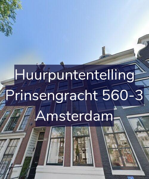 Foto gevel Huurpuntentelling voor Prinsengracht 560-3, Amsterdam