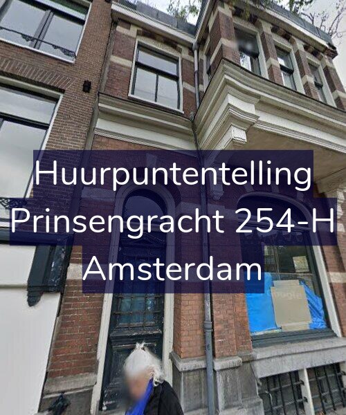Foto gevel Huurpuntentelling voor Prinsengracht 254-H, Amsterdam