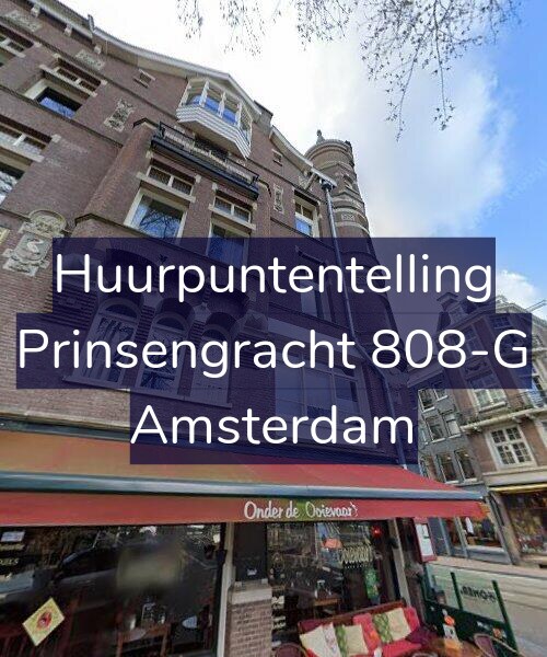 Foto gevel Huurpuntentelling voor Prinsengracht 808-G, Amsterdam