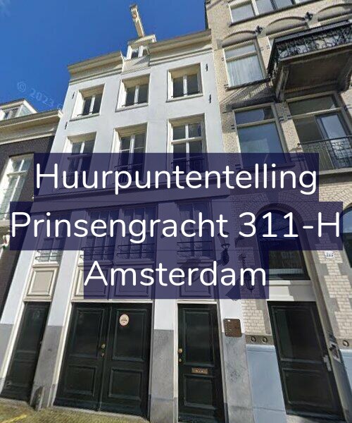 Foto gevel Huurpuntentelling voor Prinsengracht 311-H, Amsterdam