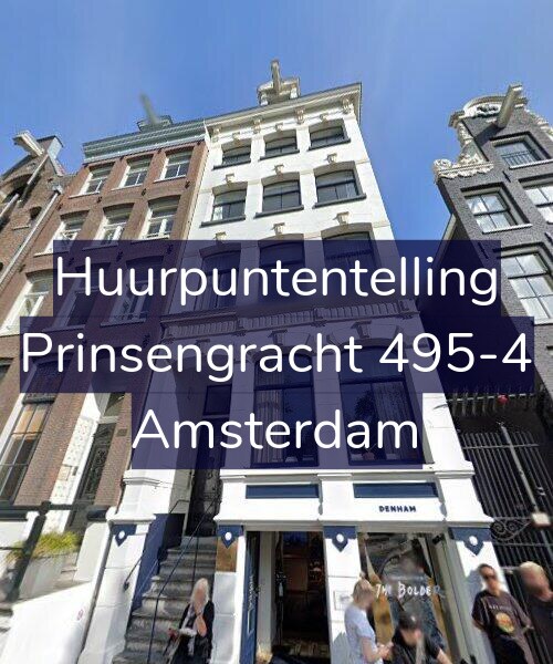 Foto gevel Huurpuntentelling voor Prinsengracht 495-4, Amsterdam