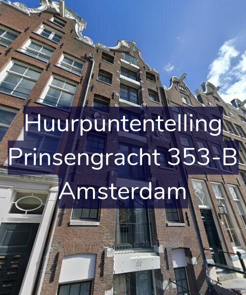 Foto gevel Huurpuntentelling voor Prinsengracht 353-B, Amsterdam