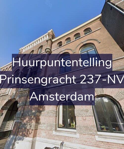 Foto gevel Huurpuntentelling voor Prinsengracht 237-NV, Amsterdam