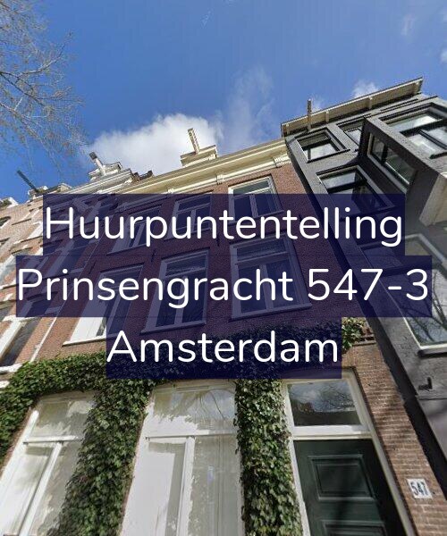 Foto gevel Huurpuntentelling voor Prinsengracht 547-3, Amsterdam