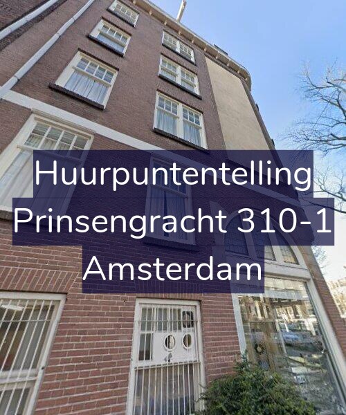 Foto gevel Huurpuntentelling voor Prinsengracht 310-1, Amsterdam