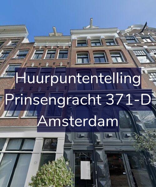 Foto gevel Huurpuntentelling voor Prinsengracht 371-D, Amsterdam