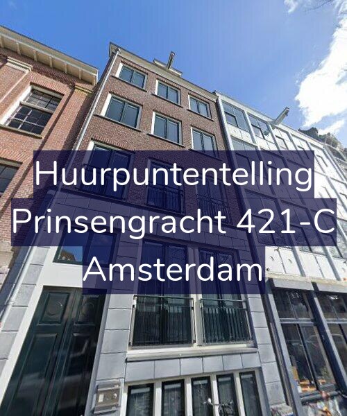 Foto gevel Huurpuntentelling voor Prinsengracht 421-C, Amsterdam