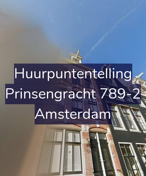 Foto gevel Huurpuntentelling voor Prinsengracht 789-2, Amsterdam