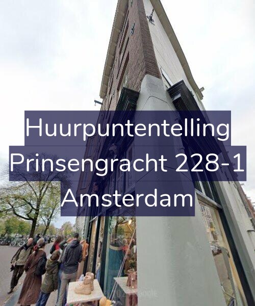 Foto gevel Huurpuntentelling voor Prinsengracht 228-1, Amsterdam