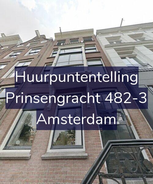 Foto gevel Huurpuntentelling voor Prinsengracht 482-3, Amsterdam