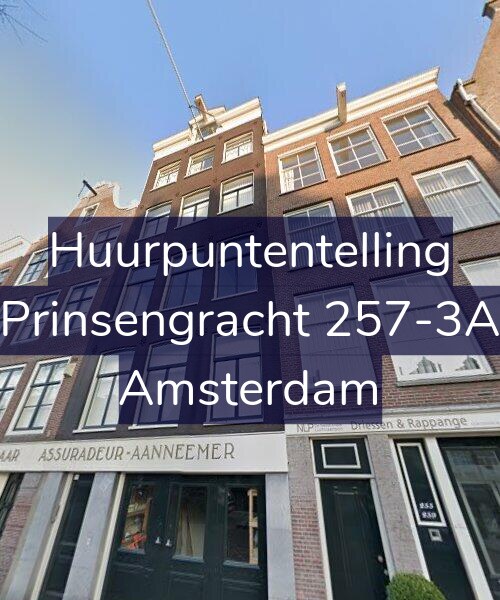 Foto gevel Huurpuntentelling voor Prinsengracht 257-3A, Amsterdam
