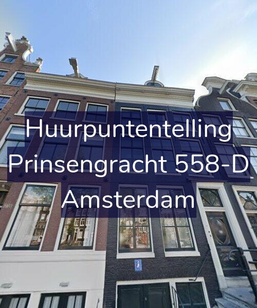 Foto gevel Huurpuntentelling voor Prinsengracht 558-D, Amsterdam