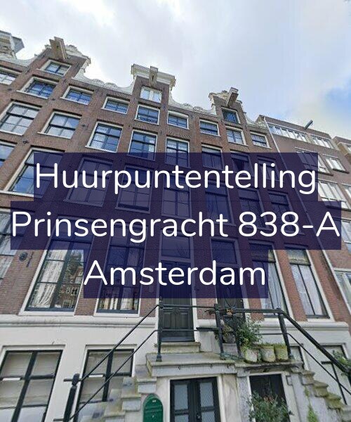 Foto gevel Huurpuntentelling voor Prinsengracht 838-A, Amsterdam