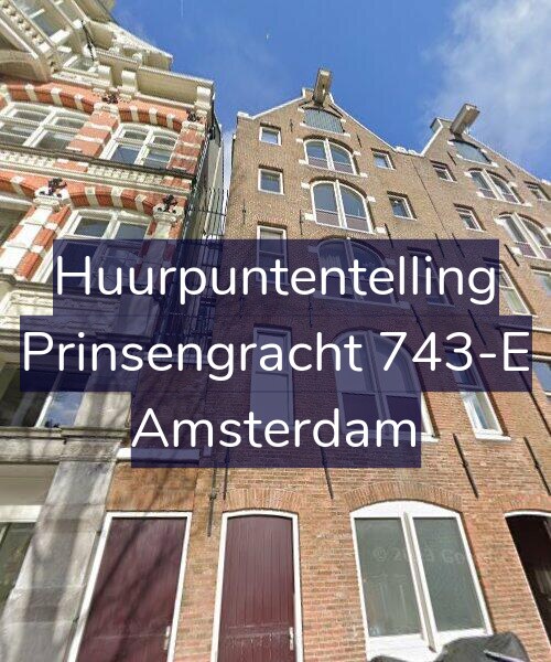 Foto gevel Huurpuntentelling voor Prinsengracht 743-E, Amsterdam