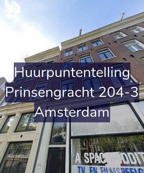 Foto gevel Huurpuntentelling voor Prinsengracht 204-3, Amsterdam