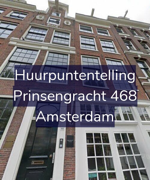 Foto gevel Huurpuntentelling voor Prinsengracht 468, Amsterdam