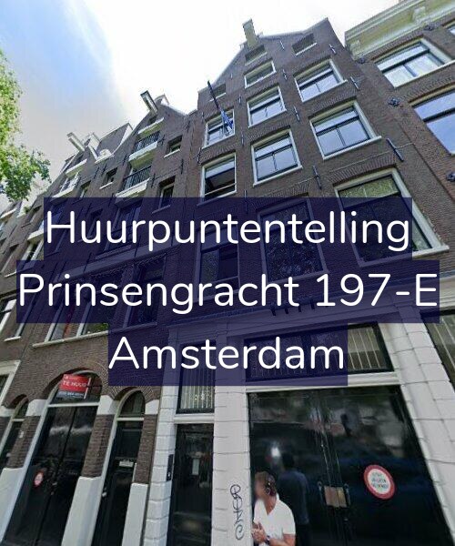 Foto gevel Huurpuntentelling voor Prinsengracht 197-E, Amsterdam