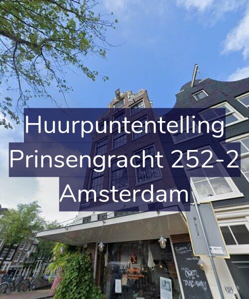 Foto gevel Huurpuntentelling voor Prinsengracht 252-2, Amsterdam