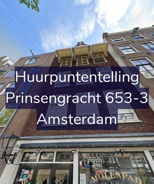 Foto gevel Huurpuntentelling voor Prinsengracht 653-3, Amsterdam