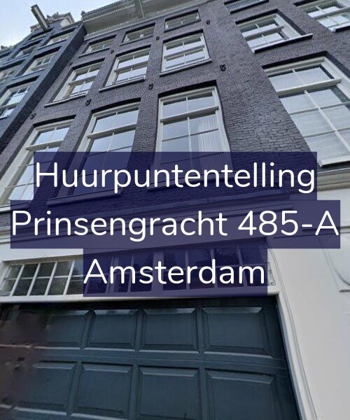 Foto gevel Huurpuntentelling voor Prinsengracht 485-A, Amsterdam