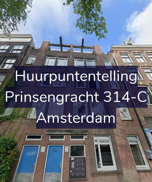 Foto gevel Huurpuntentelling voor Prinsengracht 314-C, Amsterdam