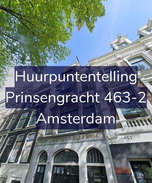 Foto gevel Huurpuntentelling voor Prinsengracht 463-2, Amsterdam