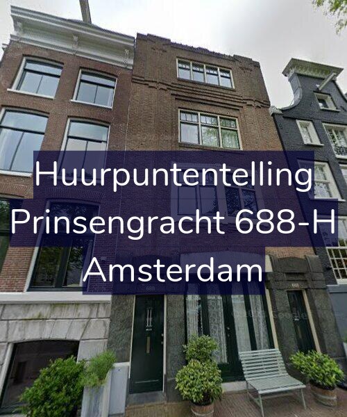 Foto gevel Huurpuntentelling voor Prinsengracht 688-H, Amsterdam