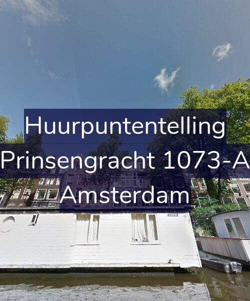 Foto gevel Huurpuntentelling voor Prinsengracht 1073-A, Amsterdam