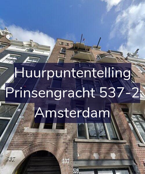 Foto gevel Huurpuntentelling voor Prinsengracht 537-2, Amsterdam