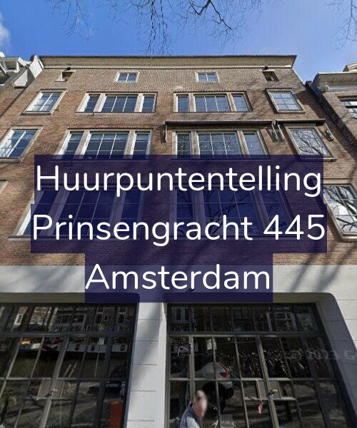 Foto gevel Huurpuntentelling voor Prinsengracht 445, Amsterdam