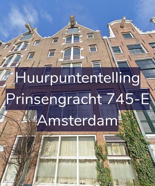 Foto gevel Huurpuntentelling voor Prinsengracht 745-E, Amsterdam