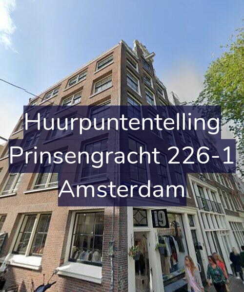 Foto gevel Huurpuntentelling voor Prinsengracht 226-1, Amsterdam