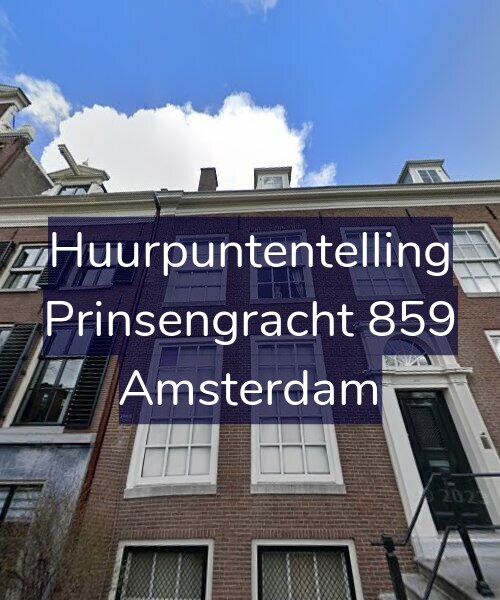 Foto gevel Huurpuntentelling voor Prinsengracht 859, Amsterdam