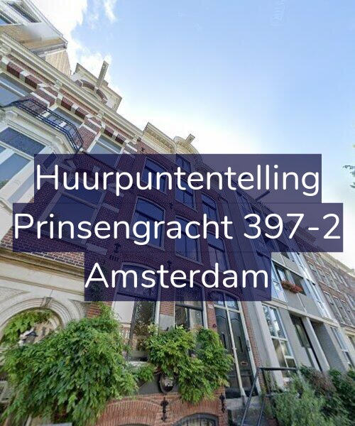 Foto gevel Huurpuntentelling voor Prinsengracht 397-2, Amsterdam