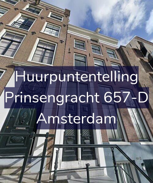 Foto gevel Huurpuntentelling voor Prinsengracht 657-D, Amsterdam
