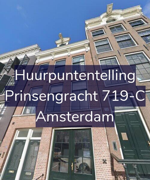 Foto gevel Huurpuntentelling voor Prinsengracht 719-C, Amsterdam