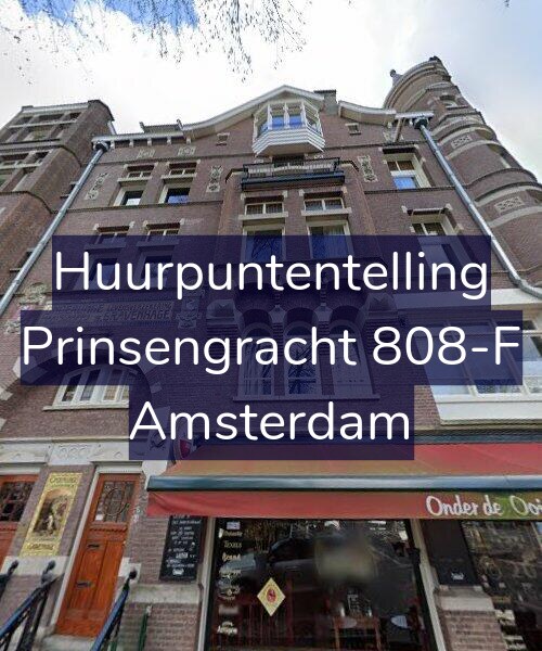 Foto gevel Huurpuntentelling voor Prinsengracht 808-F, Amsterdam