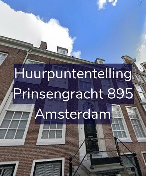 Foto gevel Huurpuntentelling voor Prinsengracht 895, Amsterdam