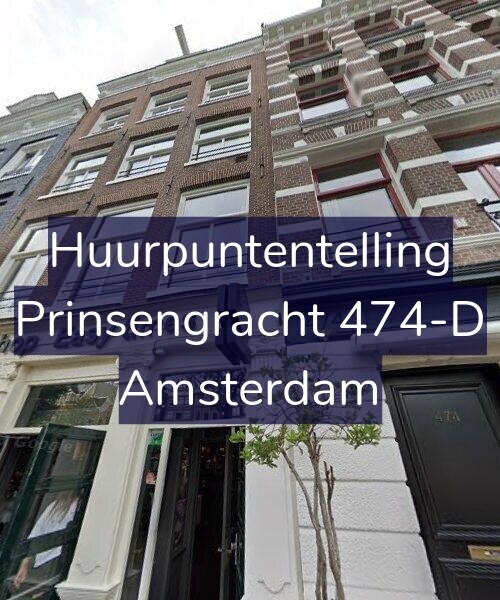 Foto gevel Huurpuntentelling voor Prinsengracht 474-D, Amsterdam