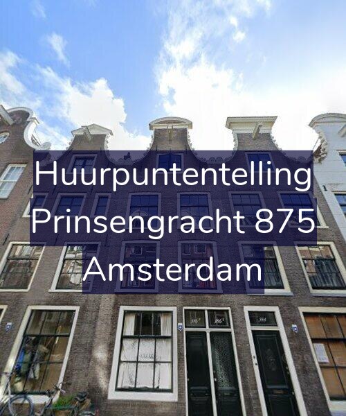 Foto gevel Huurpuntentelling voor Prinsengracht 875, Amsterdam
