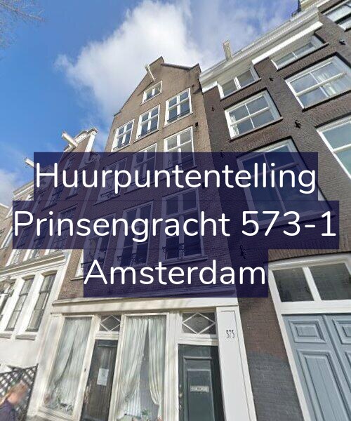Foto gevel Huurpuntentelling voor Prinsengracht 573-1, Amsterdam