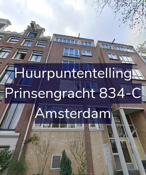Foto gevel Huurpuntentelling voor Prinsengracht 834-C, Amsterdam