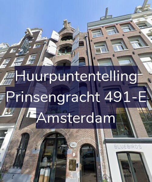 Foto gevel Huurpuntentelling voor Prinsengracht 491-E, Amsterdam