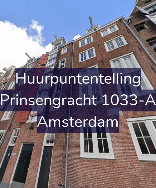 Foto gevel Huurpuntentelling voor Prinsengracht 1033-A, Amsterdam